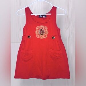 BABY PHAT Y2K Girls Cherry Red Baby Phat Dress